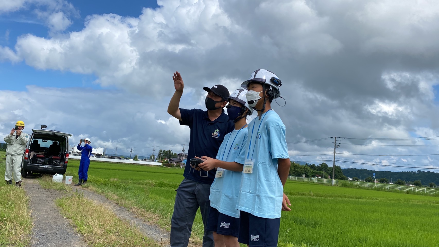 【職場体験】栗原西中学校の生徒さんが操縦体験！